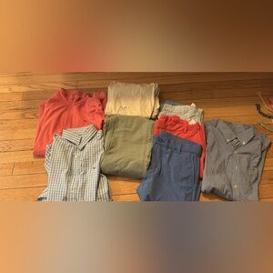 Vineyard vine size 16 Assorted Clothing Bundle pants, shirts 8 pieces